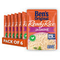 bens original jasmine rice 8.5 oz pouches pack of 6 easy dinner side