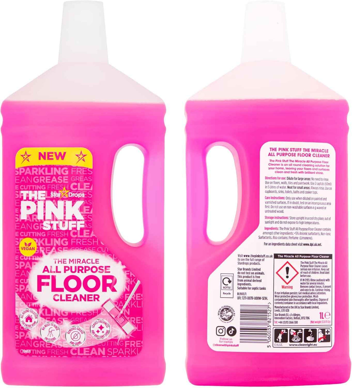 Stardrops - The Pink Stuff - The Miracle All Purpose Floor Cleaner 33.8fl oz
