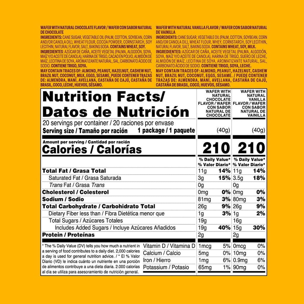 Bauducco Choco Biscuit Cookies - Individually Wrapped, 0.6 oz, 40 count, 25.3 oz total weight