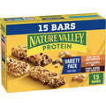 Nature Valley gluten-free protein bars, 10g protein, 15-count variety pack, 21.3 oz box