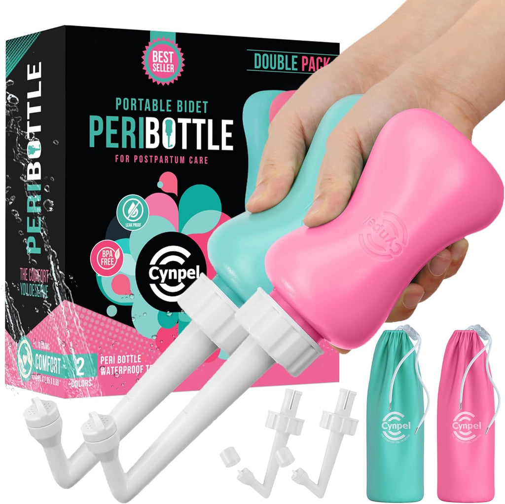 Peri Bottle - Portable Postpartum Bidet for Women and Men - Sensitive Perineal Care on-the-go