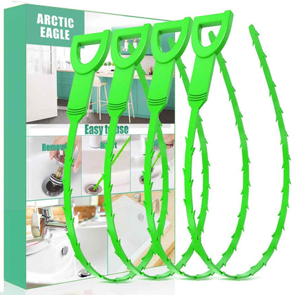 Drain Snake Hair Drain Clog Remover - 3 Pack Shower Snake Sink Unclogger Tool with Exquisite Packaging