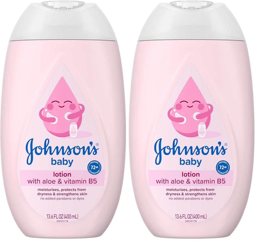 johnsons baby lotion with coconut oil aloe vera vitamin b5 72hr hydration
