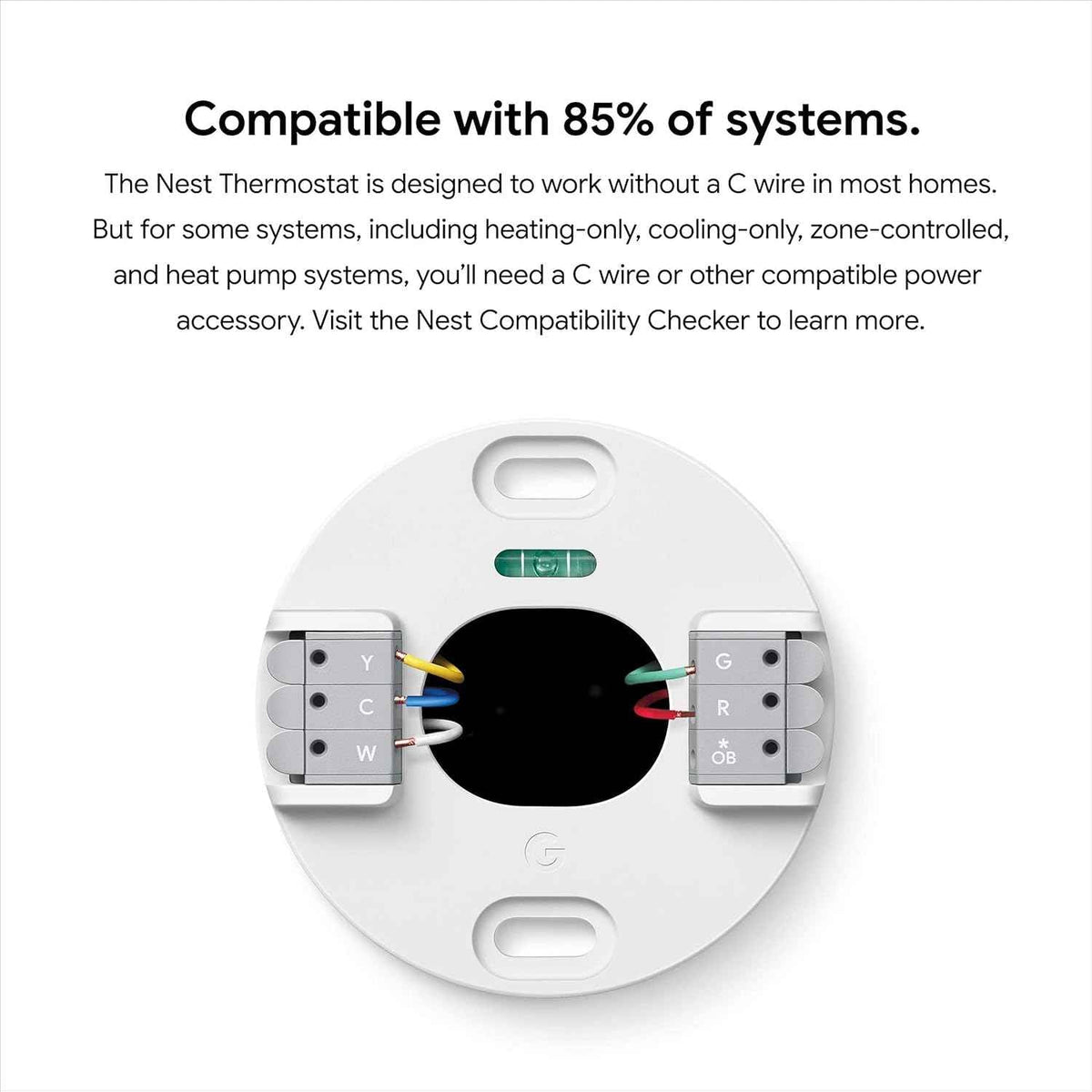 Google Nest Thermostat - Smart Thermostat for Home - Programmable Wifi Thermostat - Charcoal