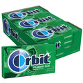 Wrigley's Orbit Sugar-Free Spearmint Gum, 12 packs in bulk with 14 pieces each, total 168 pieces