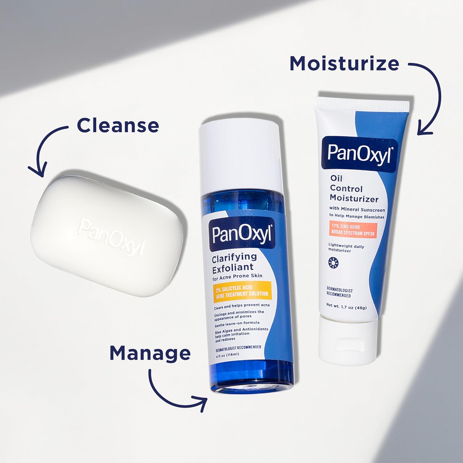 panoxyl acne treatment bar 10 benzoyl peroxide soap-free body wash face chest back 4 oz