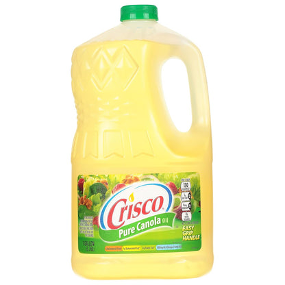 Crisco pure canola oil 1 gallon kosher cholesterol free cooking frying baking