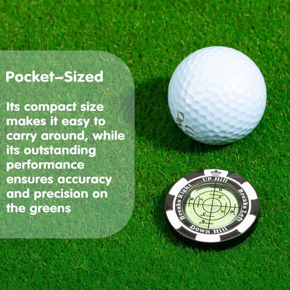SlopeMaster ProGreen Reader - Golf Ball Marker with High Precision Green Reading Aid Golf Accessories for Men Women