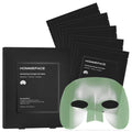 HommeFace men's 5ct hydrogel facial mask set with hyaluronic acid and peptides for hydrating and anti-aging skincare