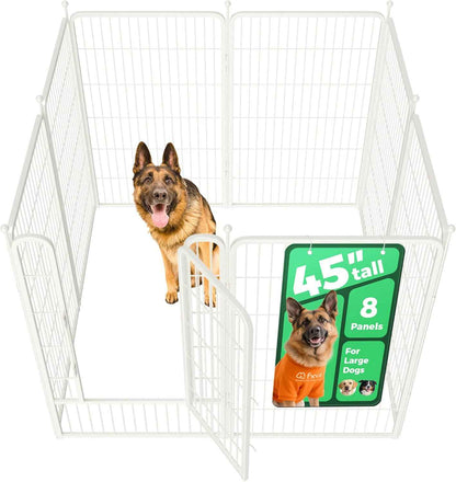FXW Rollick Unleashed Dog Playpen for Indoor, Yard, RV Camping, 24 inch 8 Panels for Small and Puppy Dogs, Black│Patented