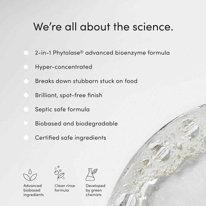 Dirty Labs Scent-Free Dishwasher Detergent and Booster, 48 Loads, Ultra Clean, Spot Free, Hyper Concentrated