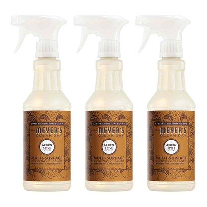 Mrs. Meyer's Clean Day All-Purpose Cleaner Spray, Acorn Spice, 16 oz - Pack of 3