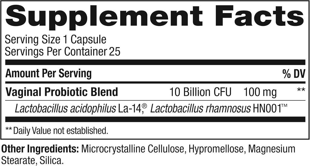 olly happy hoo-ha capsules 10 billion cfu probiotic for women gluten free 25 count