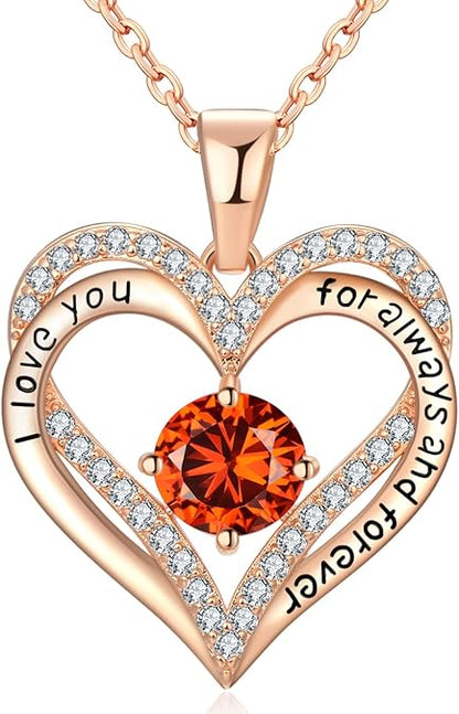 18K Rose Gold Necklaces for Women Birthday Gifts for Women Jewelry for Women Birthday Gifts for Wife Girlfriend Daughter Wife Birthday Gifts for Anniversary Mothers Day Christmas Valentines Gifts