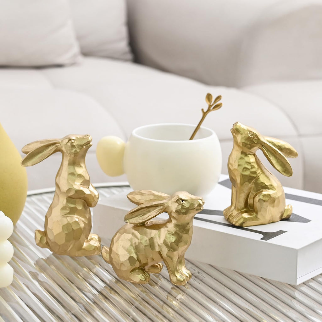 resin-gold-bunny-decor-rabbit-figurines-small-easter-bunny-set-of-3-antique-gold-collection