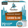 Caribou Coffee Caribou Blend Keurig Single-Serve K-Cup Pod, Medium Roast, 72 Count