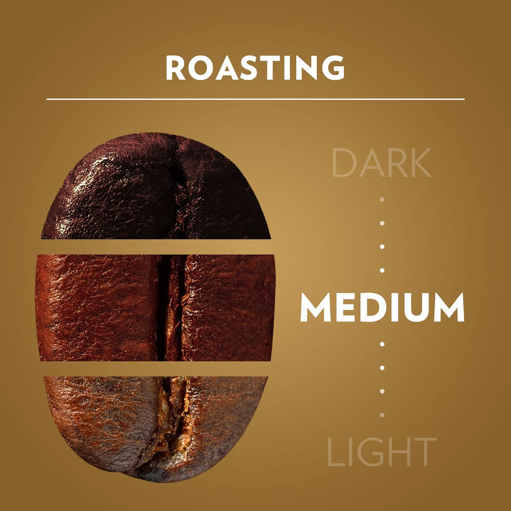 Lavazza Qualità Oro whole bean blend, medium roast, 2.2 pounds, 100% Arabica, Central America & African highland origins, fruity and aromatic
