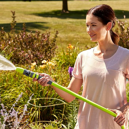 Flexzilla Garden Hose 5/8 in. x 50 ft, Heavy Duty, Lightweight, Durable, ZillaGreen - HFZG550YW-E - Cart Shape