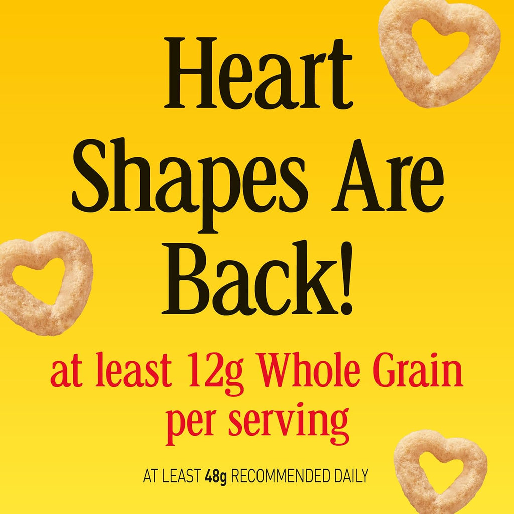 Cheerios Limited Edition Heart Shapes, Affirmations Box, Gluten Free, Giant Size, 20 oz Cereal