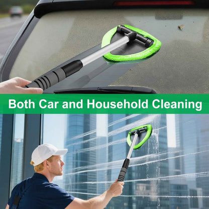 xin dell windshield cleaner tool extendable handle microfiber pads for car home window cleaning
