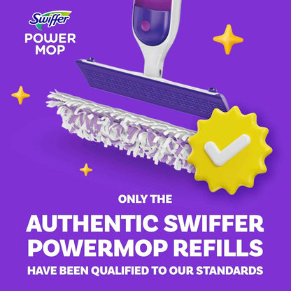 Swiffer PowerMop Multi-Surface Mopping Pad Refills, Made by Swiffer, for Floor Cleaning, 11 Count