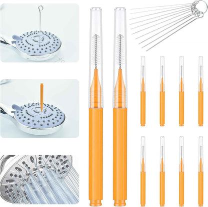 Shower Head Cleaning Brush with Angled Design for Bathroom Pipes and Car Washers Cleaning Tool