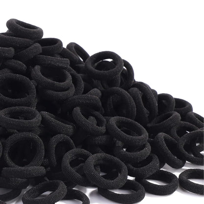 200pcs small hair ties for baby girls infants toddlers kids, elastic hair ponytail holder accessories
