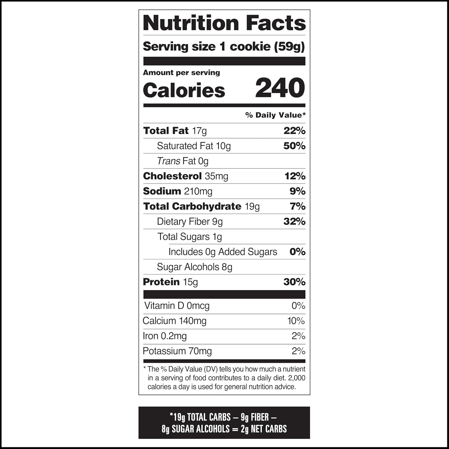 quest nutrition chocolate chip protein cookie 12 count 15g protein keto friendly