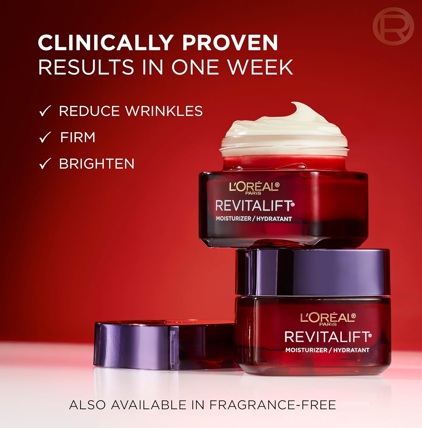 L'Oreal Paris Revitalift triple power anti-aging face moisturizer with pro retinol and hyaluronic acid, 2.55 oz