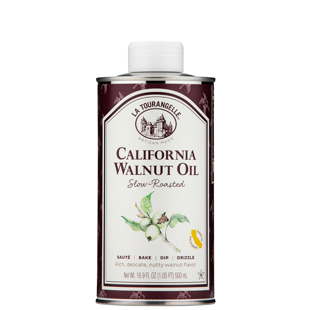 la tourangelle roasted walnut oil 16.9 fl oz plant-based omega-3 cooking baking beauty