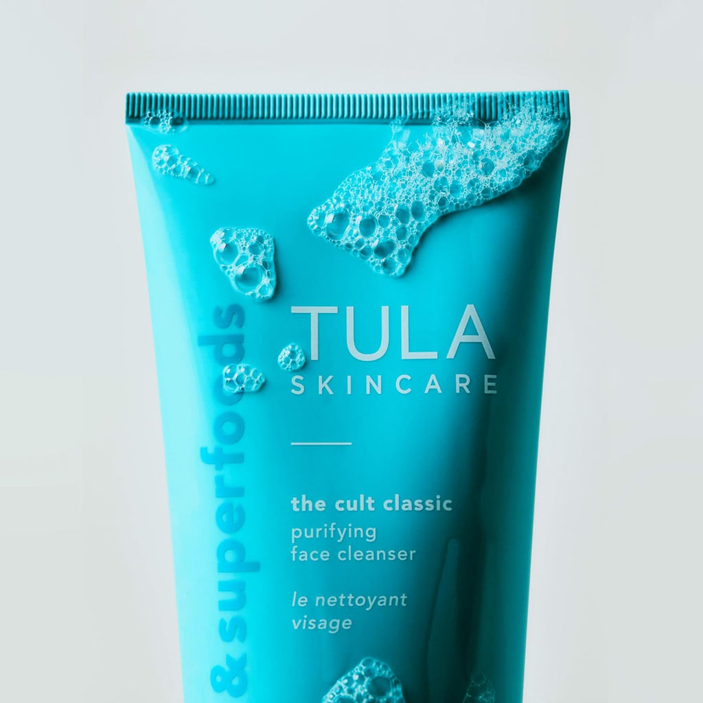 tula skin care cult classic purifying face cleanser 4oz gentle effective face wash