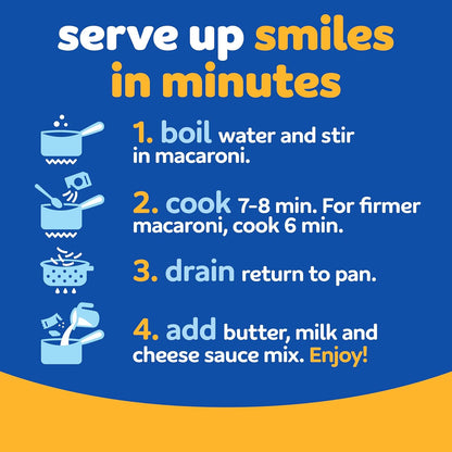 kraft original mac and cheese, 12 boxes, no artificial flavors, 7.25 oz boxes for easy dinner or sides