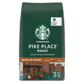 starbucks whole coffee beans, pike place roast, 28 oz, medium roast hot or iced coffee
