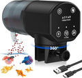 Automatic Fish Feeder for Small Aquariums: 200ml Large Capacity Auto Feeders with Battery Timer for Betta Koi and Turtles