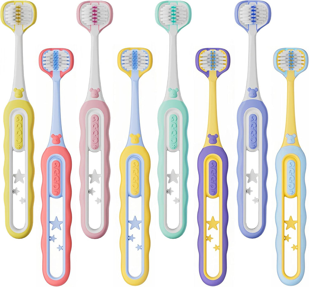 Easicuti baby tongue cleaner 42pcs disposable toothbrush for 0-36 months with free finger toothbrush