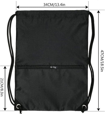 HOLYLUCK Drawstring Backpack Bag Sport Gym Sackpack