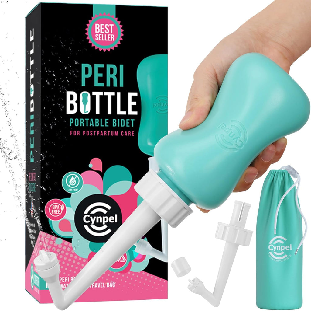Peri Bottle - Portable Postpartum Bidet for Women and Men - Sensitive Perineal Care on-the-go