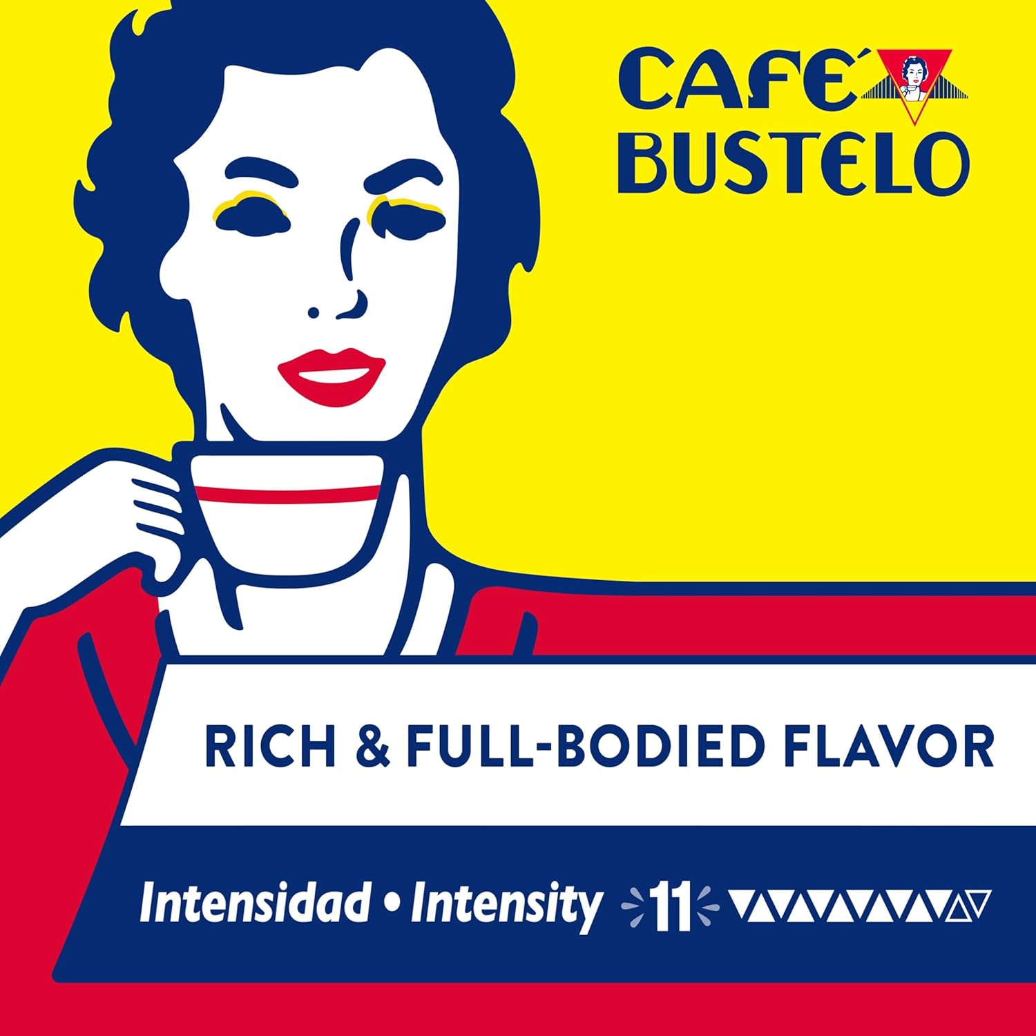 Café Bustelo dark roast espresso capsules, 40 count, Nespresso Original Line compatible, intensive flavor