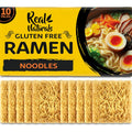 gluten-free brown rice ramen noodles, 10 packs, vegan and low sodium