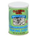 clabber girl baking soda, 12 oz, pure sodium bicarbonate, versatile, easy to use