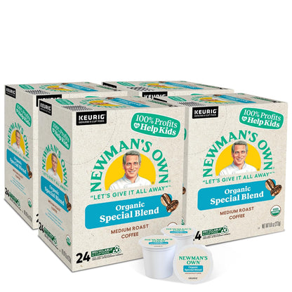 newman's own organics special blend keurig k-cup pods medium roast 96 count