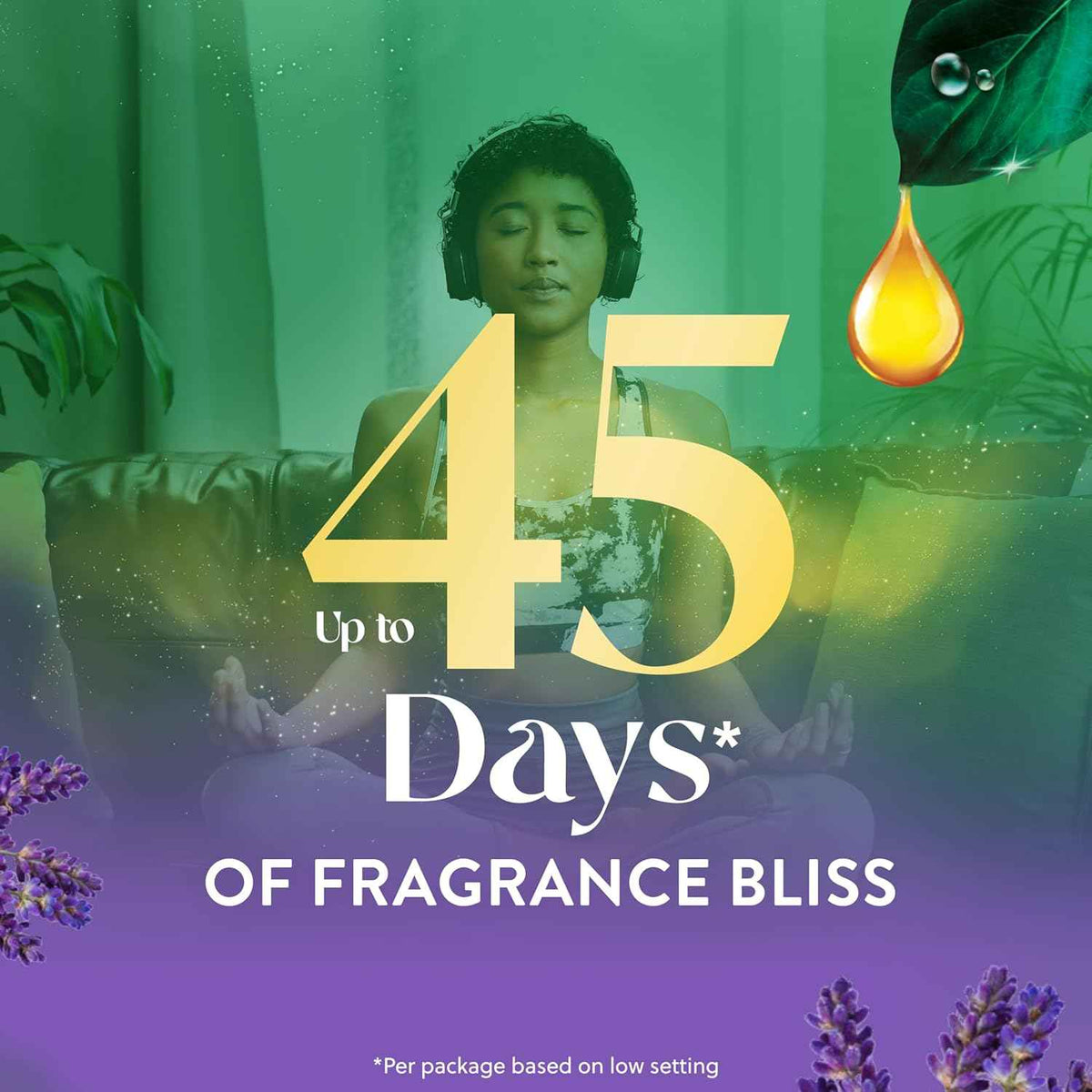 Air Wick Essential Mist Starter Kit, Diffuser + 1 Refill, Lavender and Almond Blossom, Air Freshener, Essential Oils