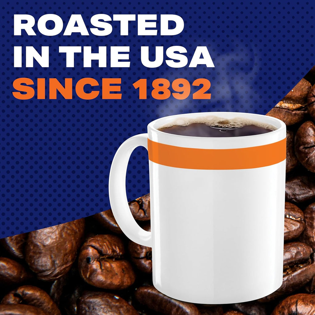 Maxwell House medium roast coffee, 28.4 oz canister, ground coffee for daily use