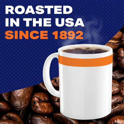 Maxwell House medium roast coffee, 28.4 oz canister, ground coffee for daily use
