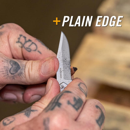 Gerber Gear Paraframe Mini Pocket Knife, 2.2" Fine Edge Small EDC Folding Knife with Safety Lock for Everyday Carry, Gifts for Men, Stainless Steel
