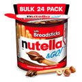 Nutella & GO! Chocolate Hazelnut Spread with Cocoa, 24 snack packs, 1.8 oz each, bulk snack