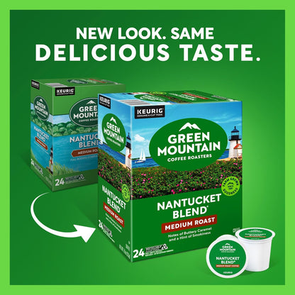 Green Mountain Coffee Nantucket Blend Medium Roast Keurig Single-Serve K-Cup Pods 96 Count
