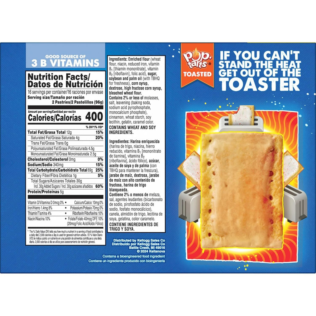 frosted brown sugar cinnamon pop-tarts breakfast snacks family pack 32 count