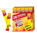 Slim Jim Original Flavor Snack Sticks, 6g Protein, 0.28 oz, 26 Count, Portable Snack Size