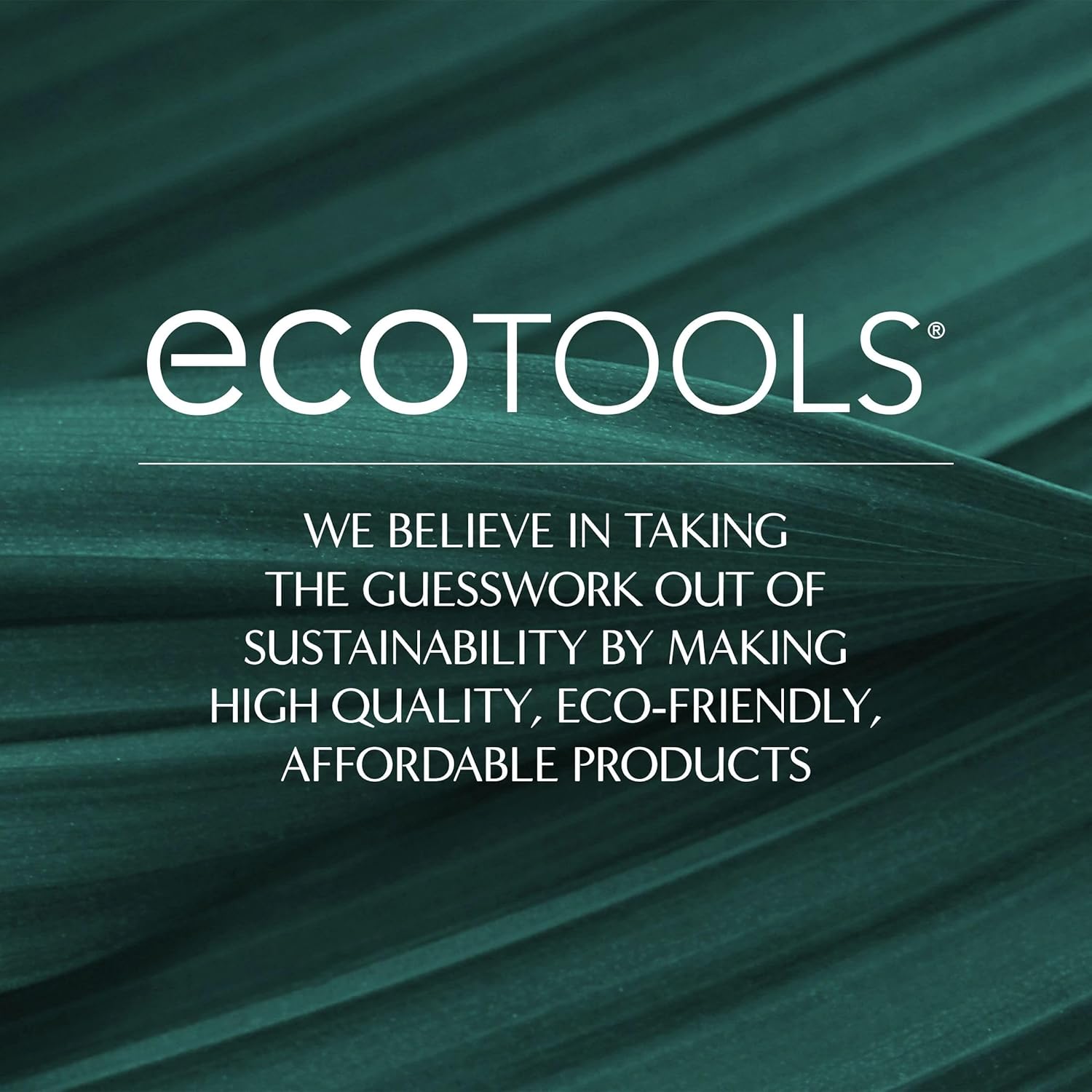 EcoTools cruelty-free dry body brush with synthetic bristles and bamboo handle, perfect for exfoliating and smoothing skin
